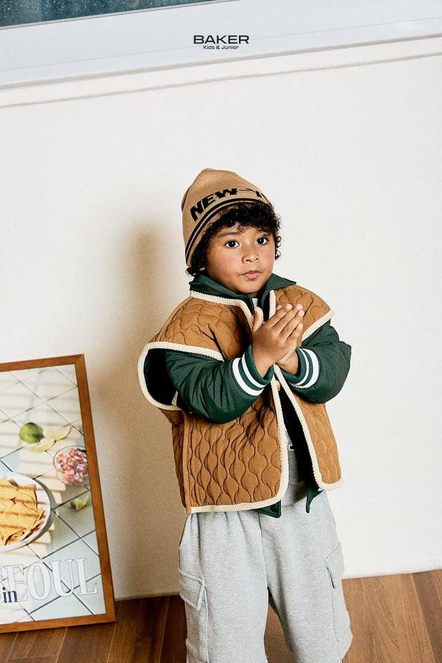 Baker - Korean Children Fashion - #littlefashionista - Coco Reversible Padding Vest - 7