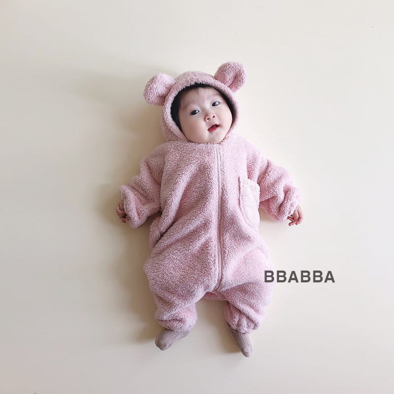 Bbabba - Korean Baby Fashion - #babyboutiqueclothing - Cozy Bear Bodysuit - 3