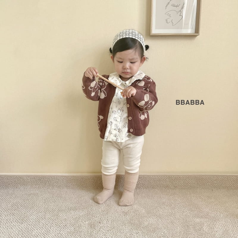 Bbabba - Korean Baby Fashion - #babygirlfashion - Bear Knit Cardigan Bebe  12m - 10