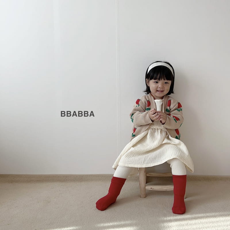 Bbabba - Korean Children Fashion - #childofig - Tulip Knit Cardigan - 10