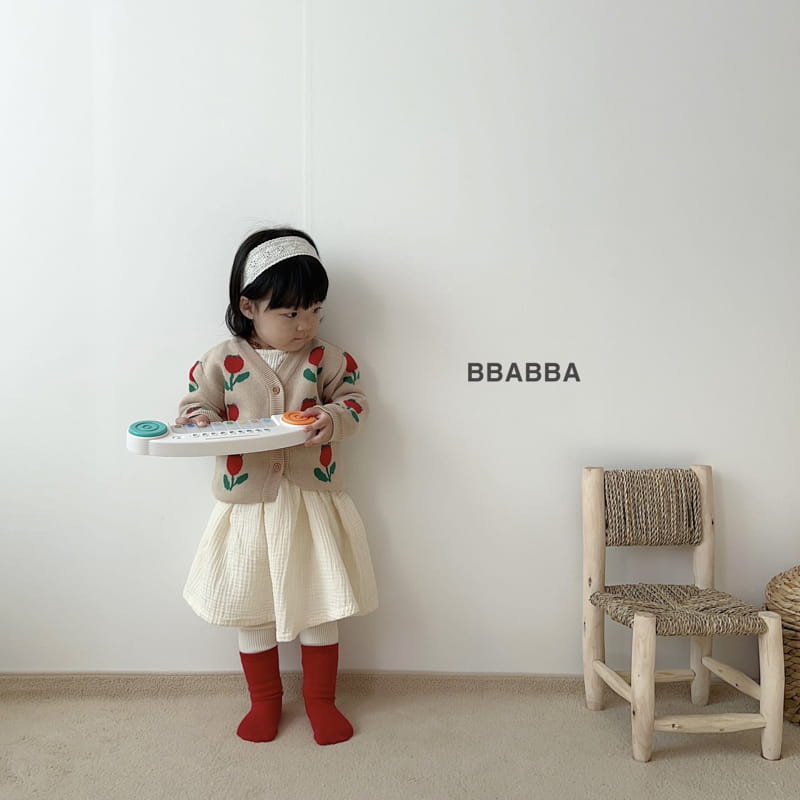 Bbabba - Korean Children Fashion - #childofig - Tulip Knit Cardigan - 11