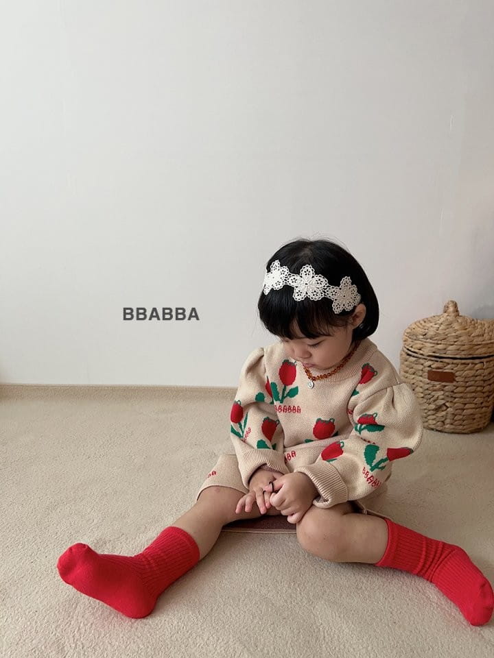 Bbabba - Korean Children Fashion - #childofig - Tulip Knit One-piece - 9