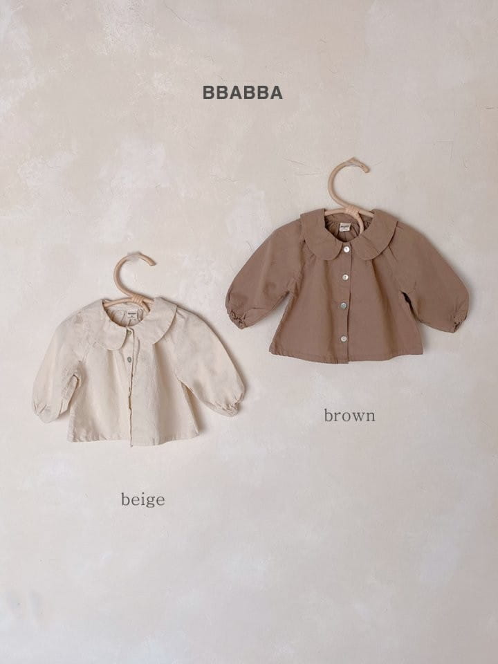 Bbabba - Korean Children Fashion - #kidzfashiontrend - Circle Collar Blouse Kid - 2