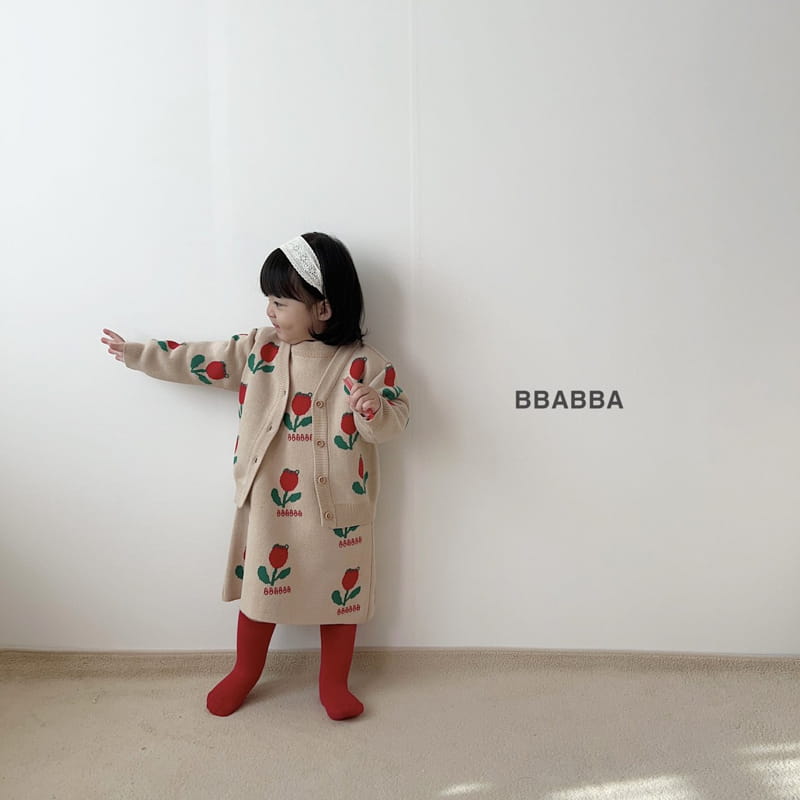 Bbabba - Korean Children Fashion - #littlefashionista - Tulip Knit Cardigan - 6