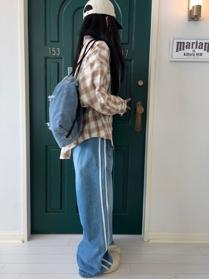 Bricklane - Korean Women Fashion - #momslook - Denim Back Pack - 10