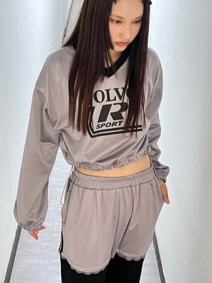 Bricklane - Korean Women Fashion - #momslook - Ball Fleece Judge Tee - 6