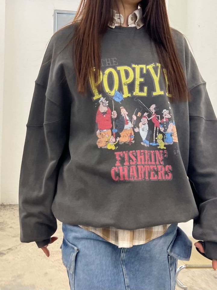 Bricklane - Korean Women Fashion - #womensfashion - Ppopai Sweatshirt - 9