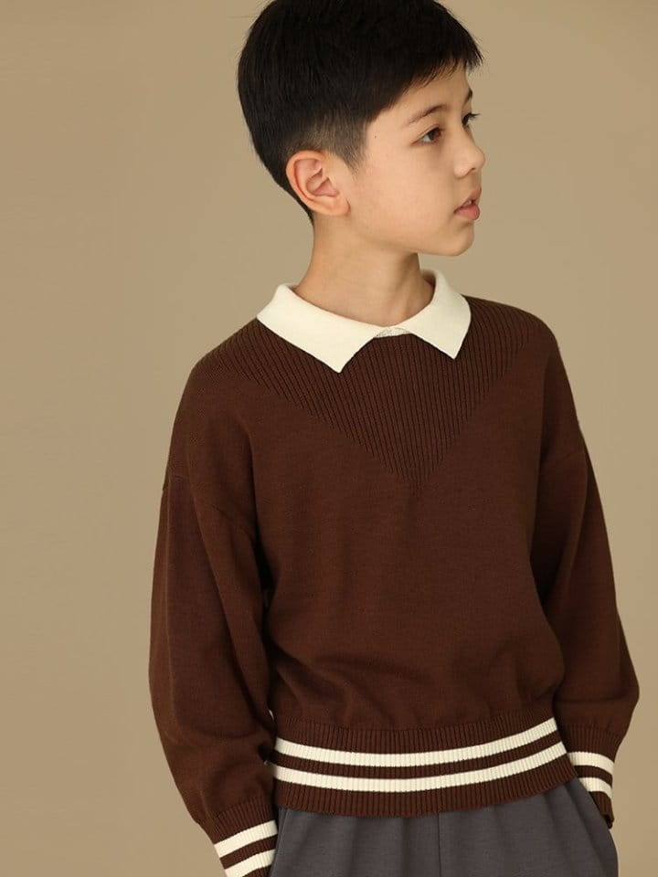 Ciel De Maman - Korean Children Fashion - #Kfashion4kids - Flo Neck Knit Tee - 10