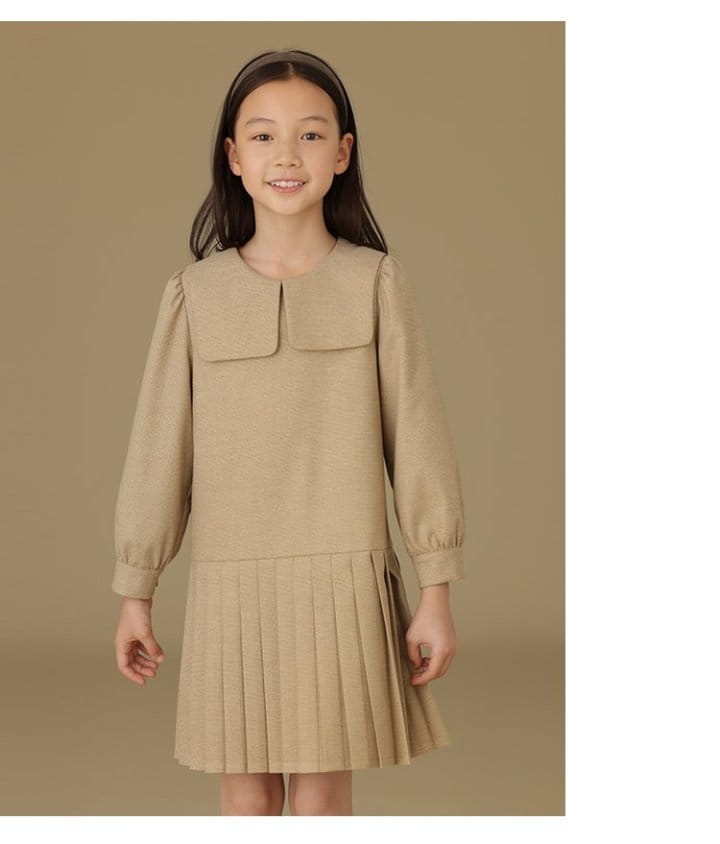 Ciel De Maman - Korean Children Fashion - #childofig - Pleats School One-piece - 7