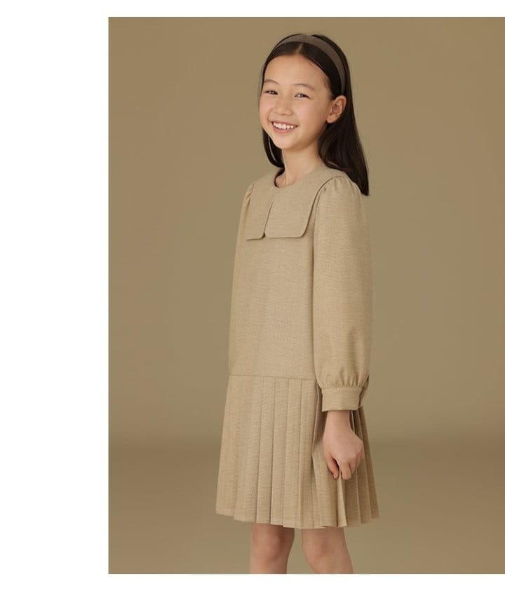 Ciel De Maman - Korean Children Fashion - #childofig - Pleats School One-piece - 8