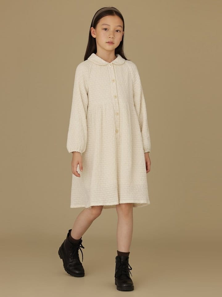 Ciel De Maman - Korean Children Fashion - #childofig - Texture Half Open One-piece - 11