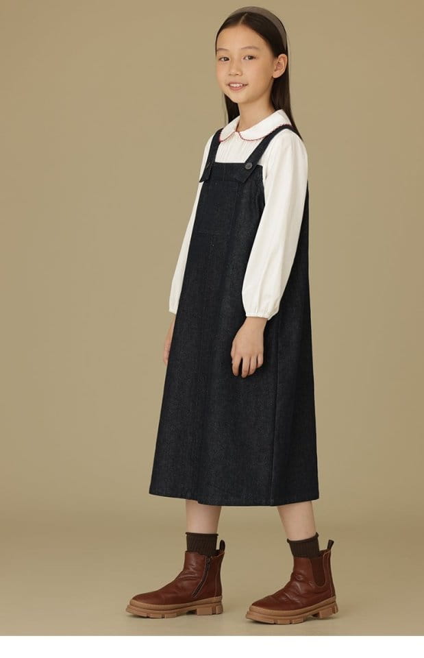 Ciel De Maman - Korean Children Fashion - #childofig - Casual Dungarees Skirt