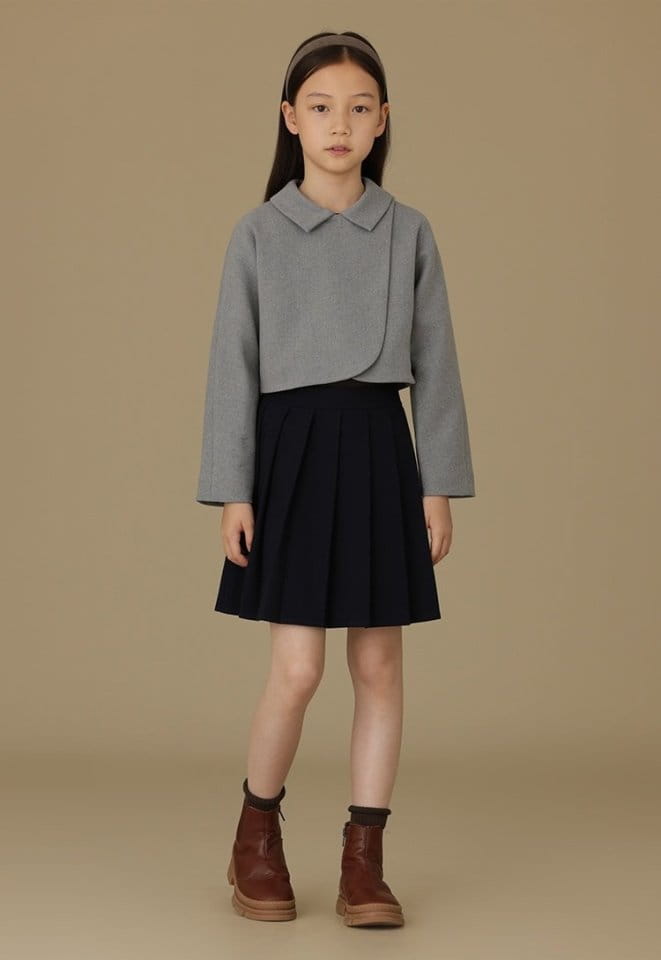 Ciel De Maman - Korean Children Fashion - #childofig - Half Banding Pleats Skirt