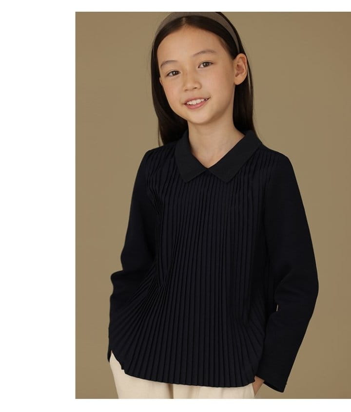 Ciel De Maman - Korean Children Fashion - #childofig - Knit Pleats Tee - 8