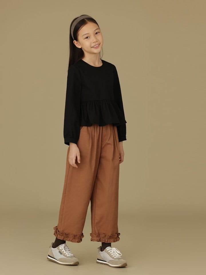 Ciel De Maman - Korean Children Fashion - #childrensboutique - Frill Pants - 8