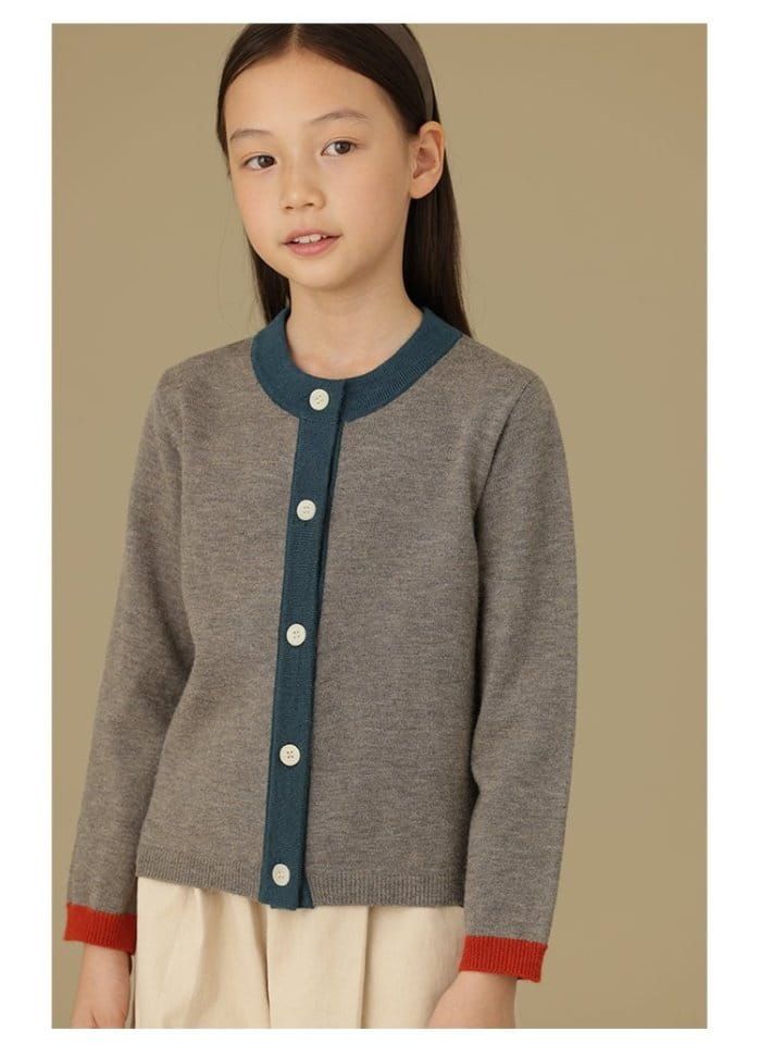 Ciel De Maman - Korean Children Fashion - #childrensboutique - Color Cardigan - 3