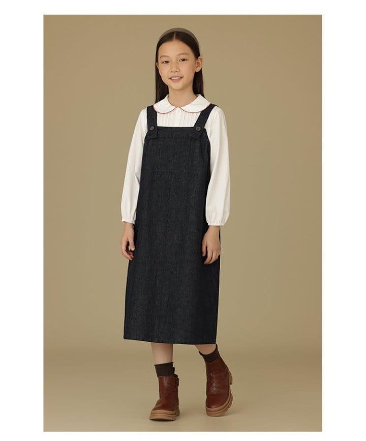 Ciel De Maman - Korean Children Fashion - #childrensboutique - Casual Dungarees Skirt - 2