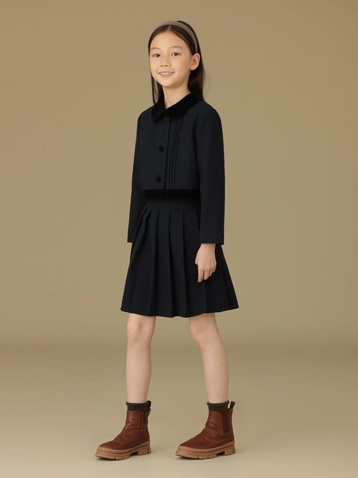 Ciel De Maman - Korean Children Fashion - #discoveringself - Velvet Jacket - 11