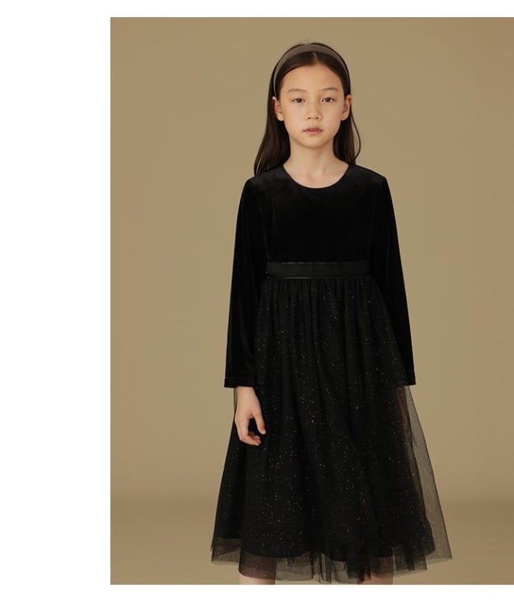 Ciel De Maman - Korean Children Fashion - #discoveringself - Velvet Sha One-piece - 9