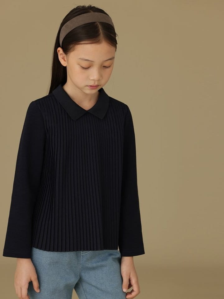 Ciel De Maman - Korean Children Fashion - #discoveringself - Knit Pleats Tee - 11