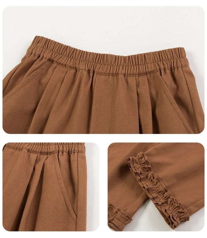 Ciel De Maman - Korean Children Fashion - #fashionkids - Frill Pants - 11