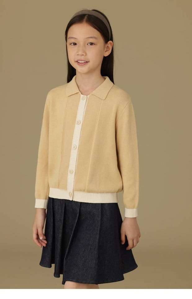 Ciel De Maman - Korean Children Fashion - #fashionkids - Two Tone Cardigan