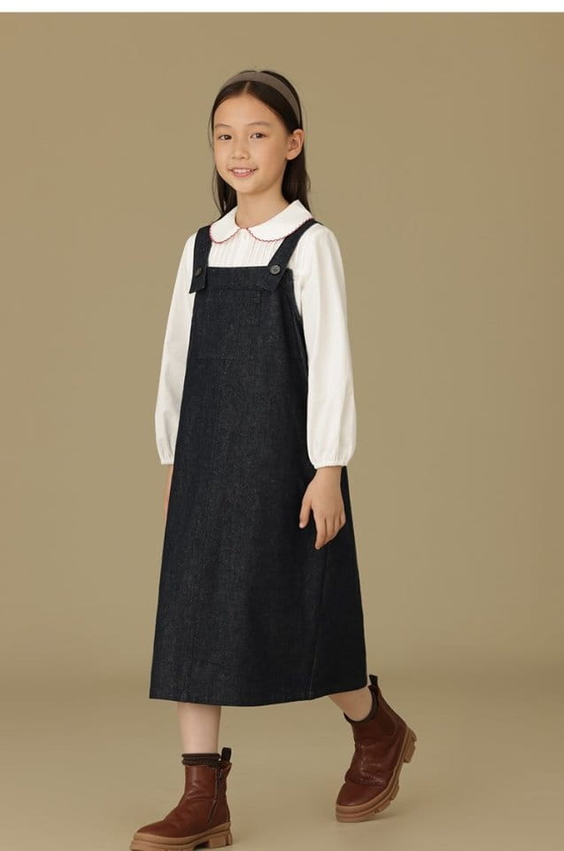 Ciel De Maman - Korean Children Fashion - #fashionkids - Casual Dungarees Skirt - 5