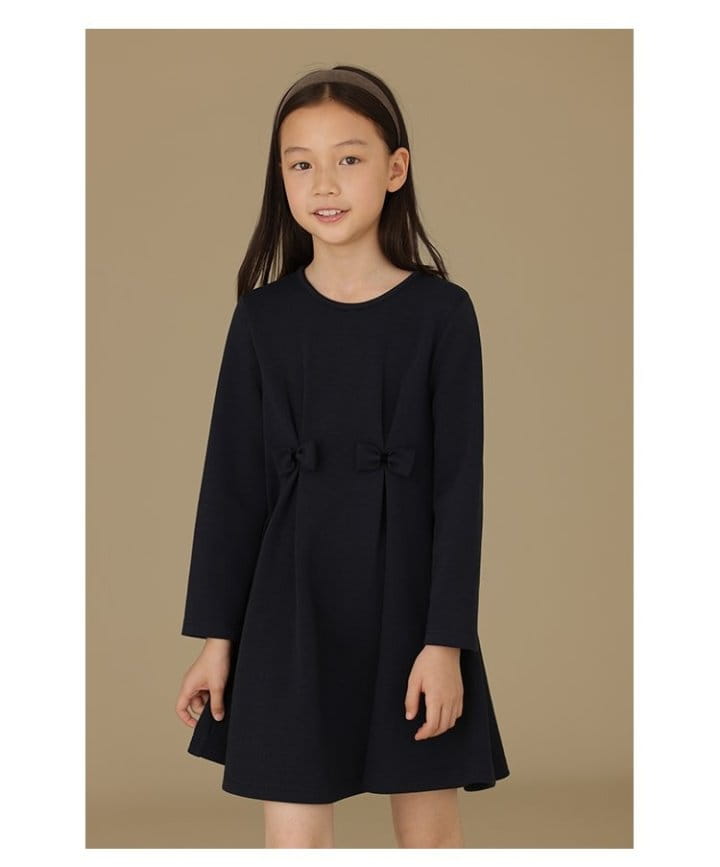 Ciel De Maman - Korean Children Fashion - #fashionkids - Ribbon Span One-piece - 2