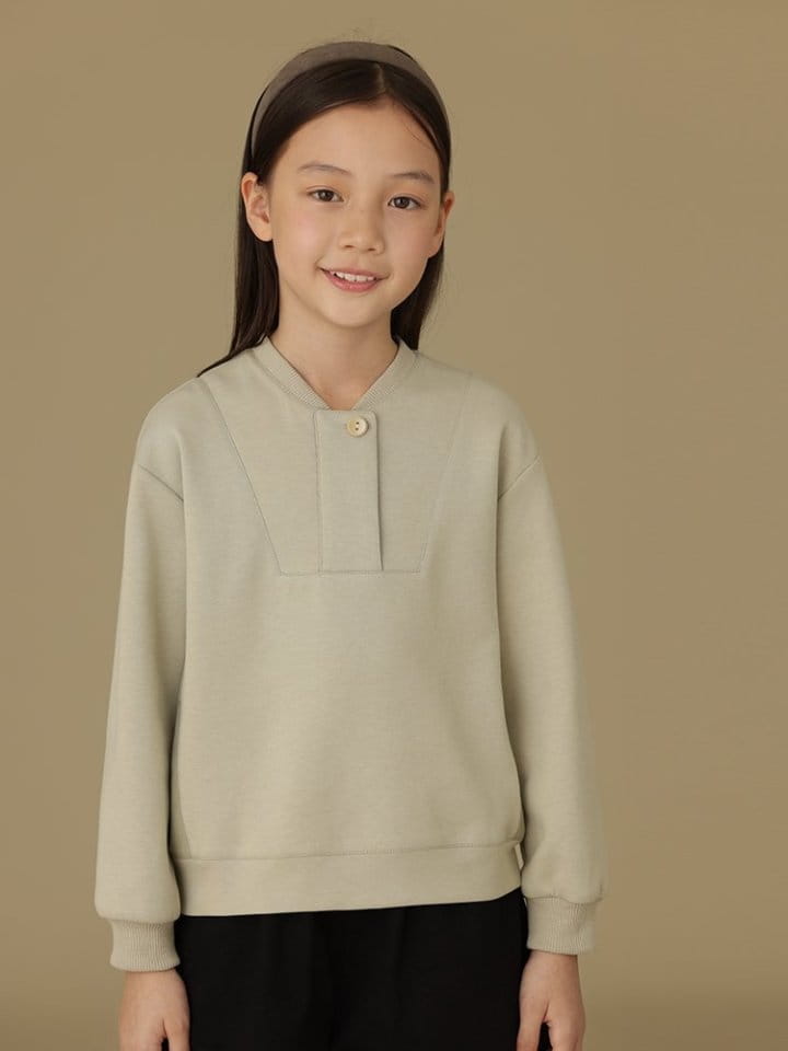 Ciel De Maman - Korean Children Fashion - #fashionkids - One Button Sweatshirt Tee - 11