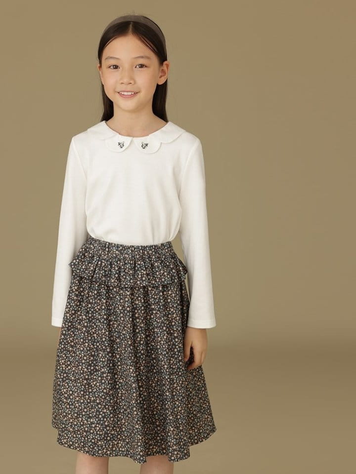 Ciel De Maman - Korean Children Fashion - #fashionkids - Sun Small Midi Skirt - 8