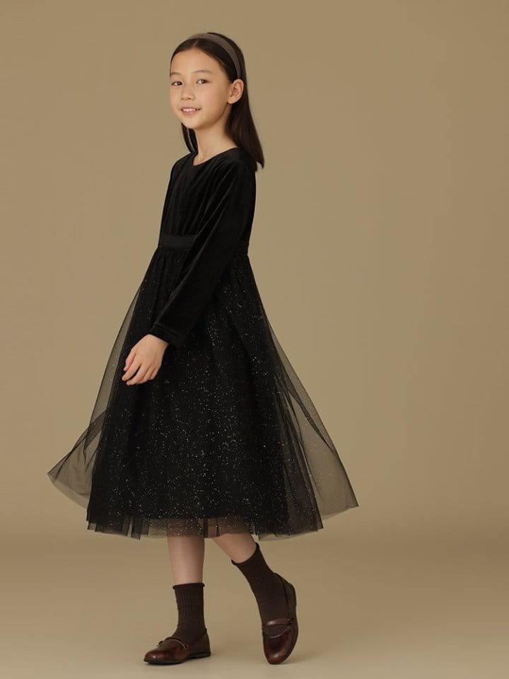 Ciel De Maman - Korean Children Fashion - #fashionkids - Velvet Sha One-piece - 10