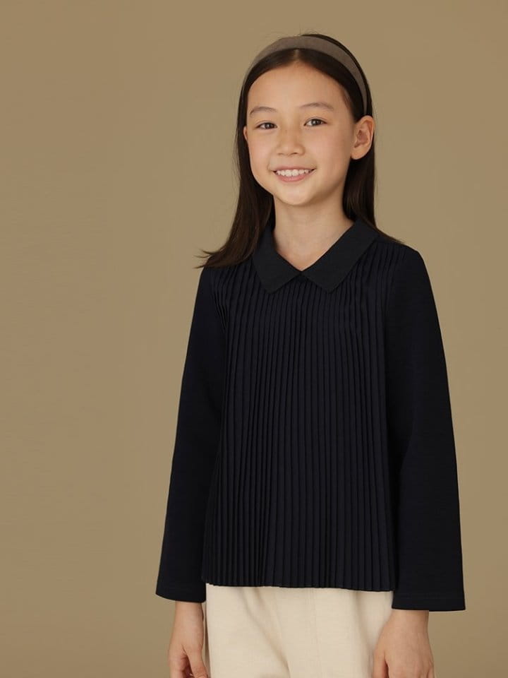 Ciel De Maman - Korean Children Fashion - #fashionkids - Knit Pleats Tee - 12