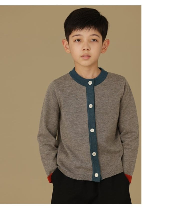 Ciel De Maman - Korean Children Fashion - #kidsshorts - Color Cardigan - 7