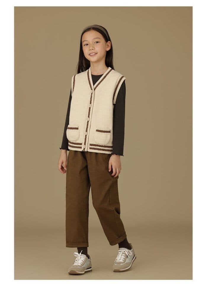 Ciel De Maman - Korean Children Fashion - #kidsshorts - Twill Casual Pants - 4