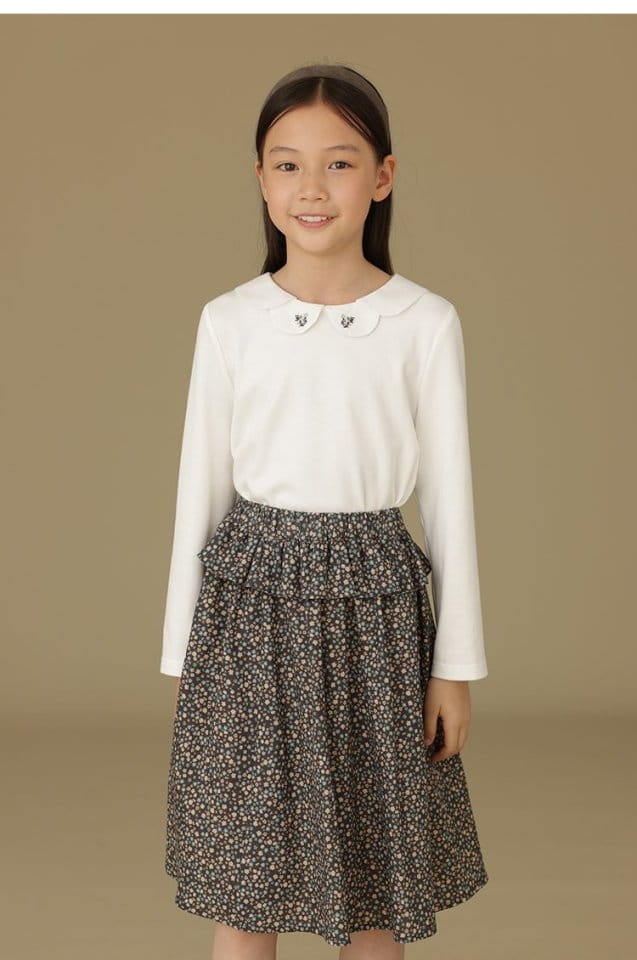 Ciel De Maman - Korean Children Fashion - #kidsstore - Embroidery Blouse - 5