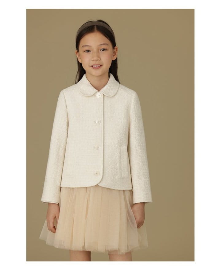 Ciel De Maman - Korean Children Fashion - #kidzfashiontrend - Doll Neck Jacket - 2