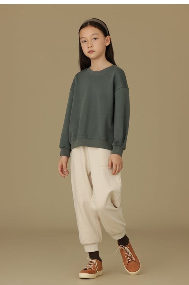 Ciel De Maman - Korean Children Fashion - #kidzfashiontrend - Unbal Back Slit Sweatshirt - 5