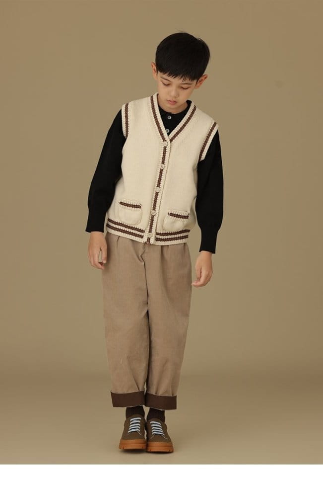 Ciel De Maman - Korean Children Fashion - #kidzfashiontrend - V Neck Vest - 5