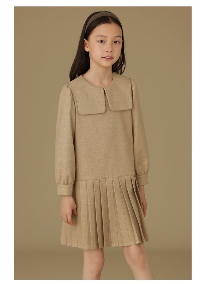 Ciel De Maman - Korean Children Fashion - #littlefashionista - Pleats School One-piece - 3