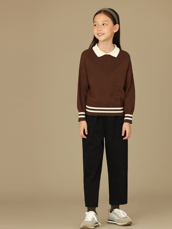 Ciel De Maman - Korean Children Fashion - #littlefashionista - Flo Neck Knit Tee - 11