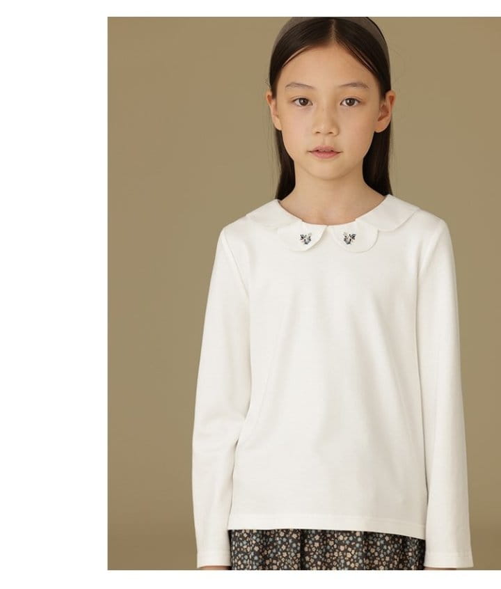 Ciel De Maman - Korean Children Fashion - #littlefashionista - Embroidery Blouse - 8