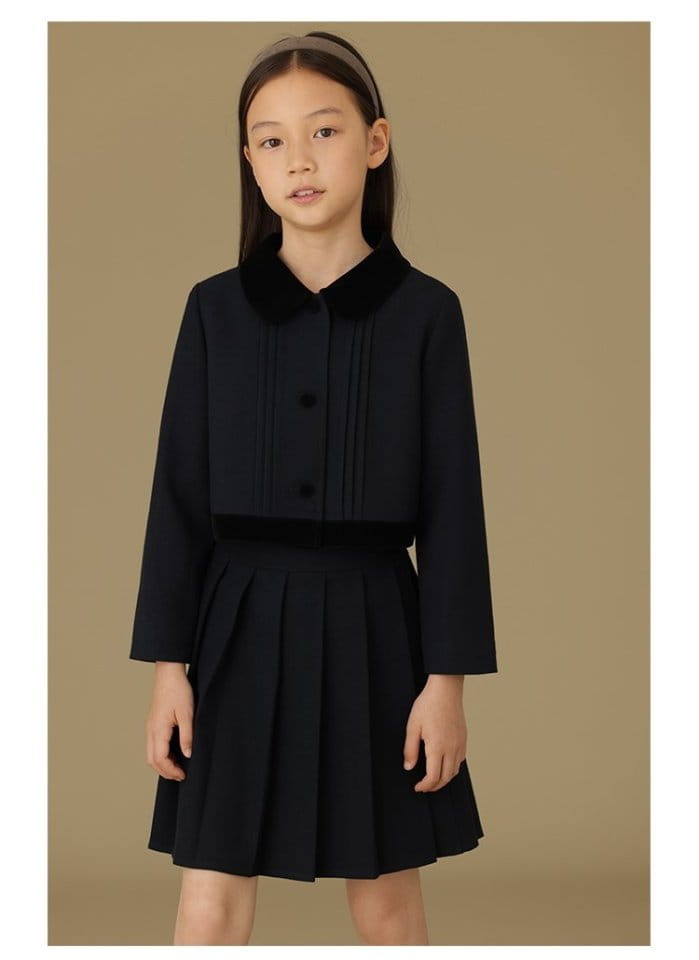 Ciel De Maman - Korean Children Fashion - #littlefashionista - Velvet Jacket - 4