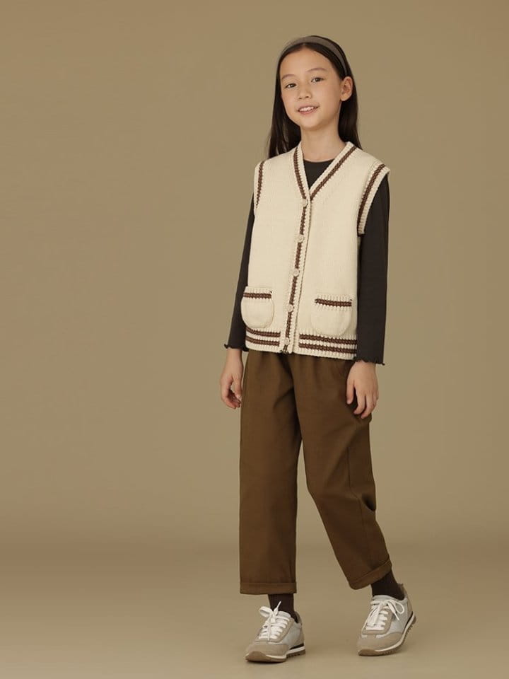 Ciel De Maman - Korean Children Fashion - #minifashionista - Twill Casual Pants - 9