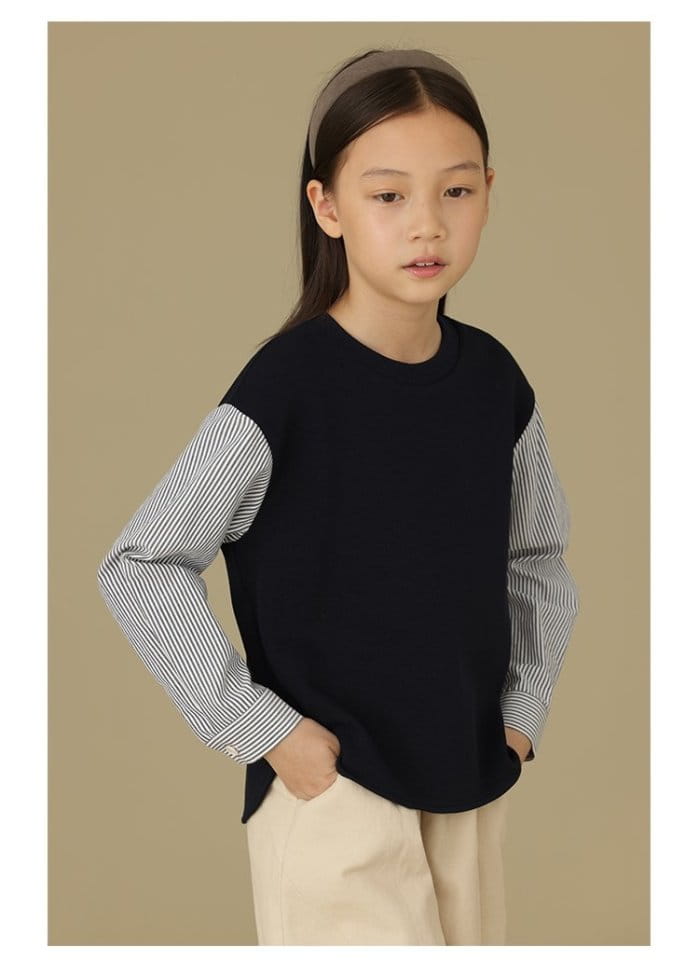 Ciel De Maman - Korean Children Fashion - #magicofchildhood - Stripes Tee - 4