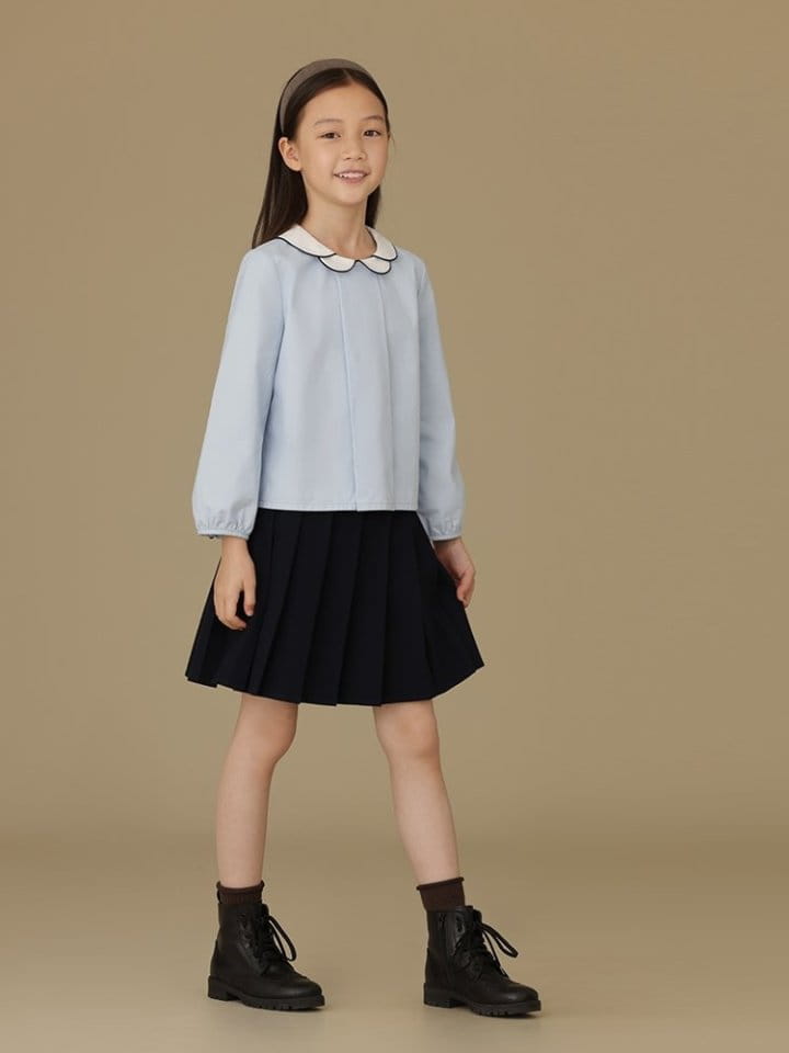 Ciel De Maman - Korean Children Fashion - #minifashionista - Half Banding Pleats Skirt - 12