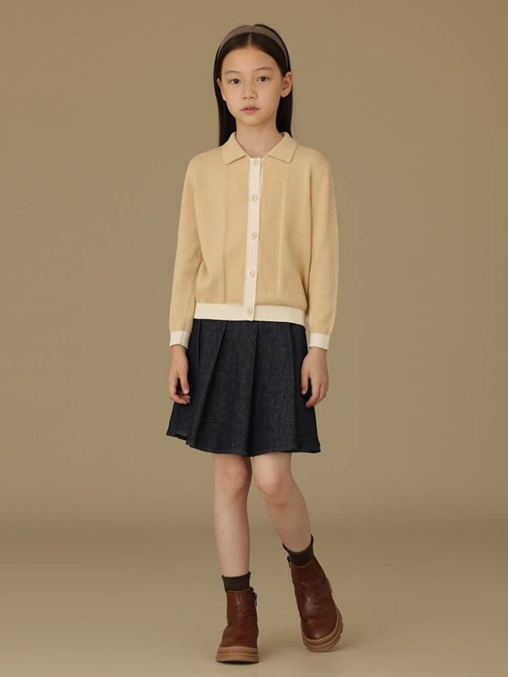 Ciel De Maman - Korean Children Fashion - #prettylittlegirls - Two Tone Cardigan - 9