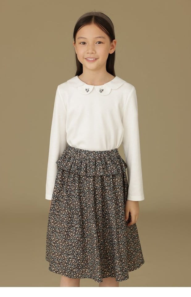 Ciel De Maman - Korean Children Fashion - #todddlerfashion - Sun Small Midi Skirt