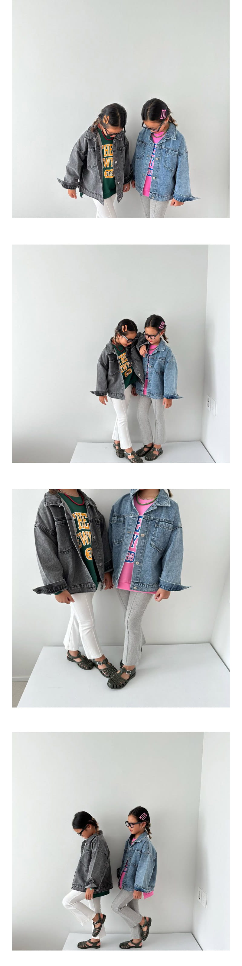 Cotton Candy - Korean Children Fashion - #kidsstore - Salt Denim Jacket - 3