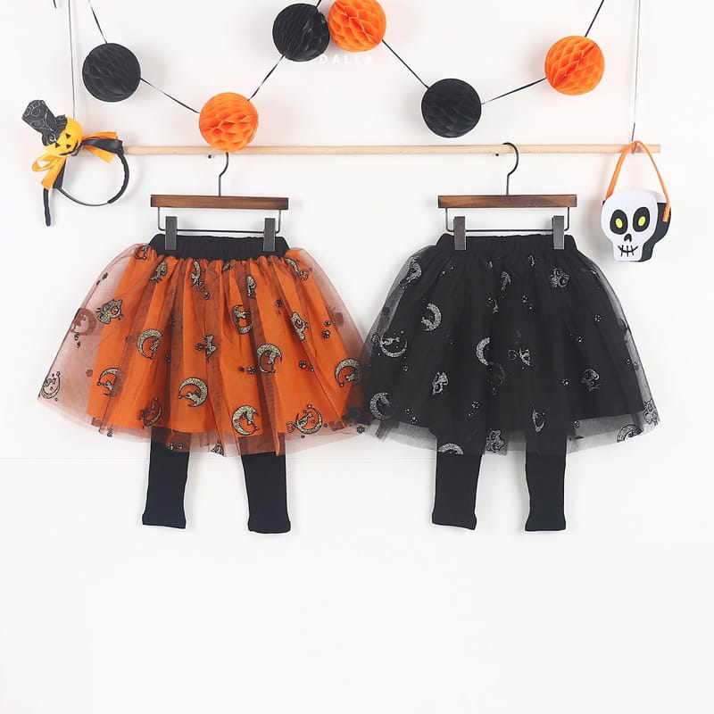 Dalla - Korean Children Fashion - #discoveringself - Kitty Sha Skirt Leggings