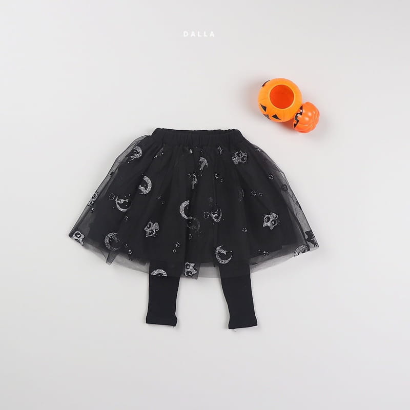 Dalla - Korean Children Fashion - #kidsshorts - Kitty Sha Skirt Leggings - 4